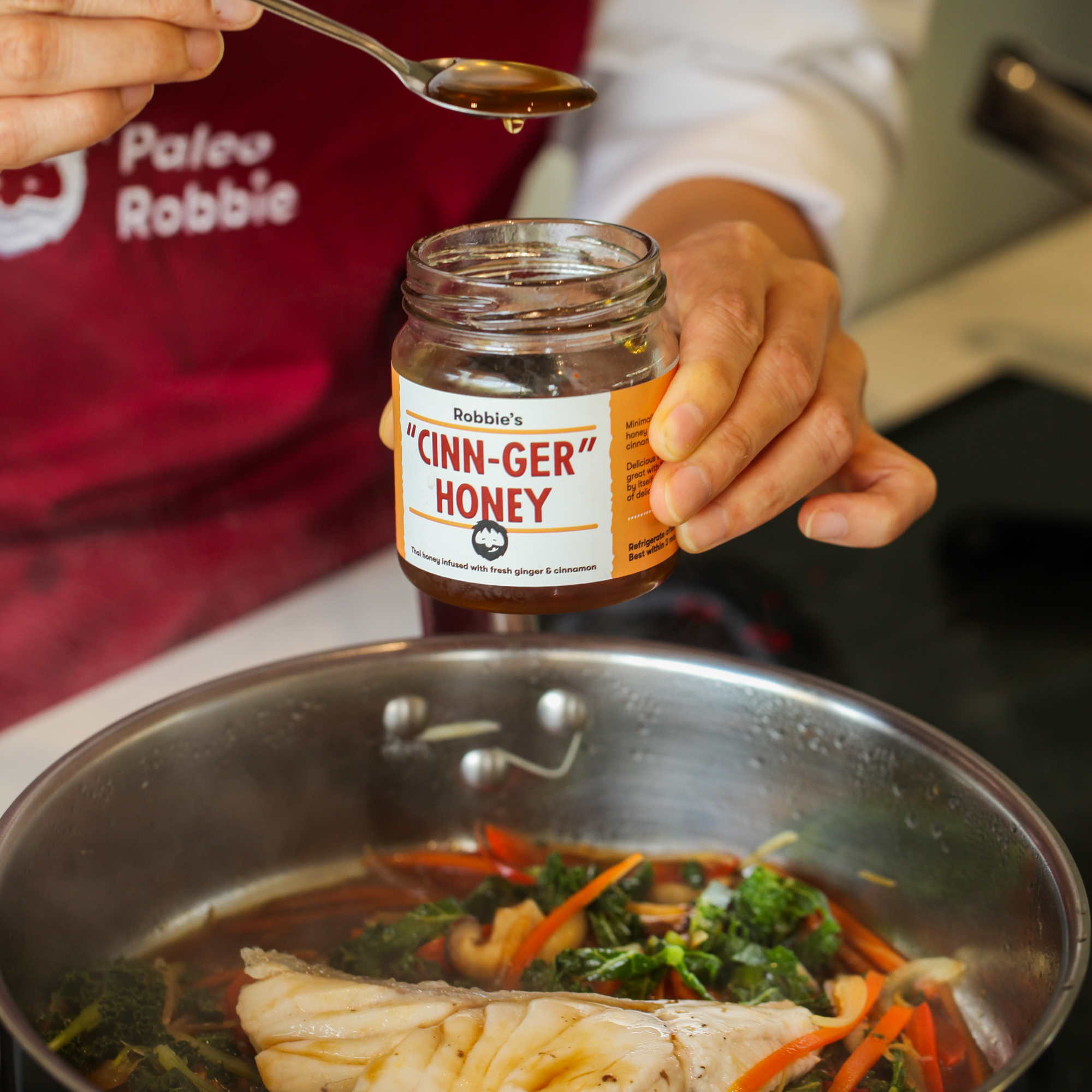 Robbie's Cinnamon Ginger Infused Honey